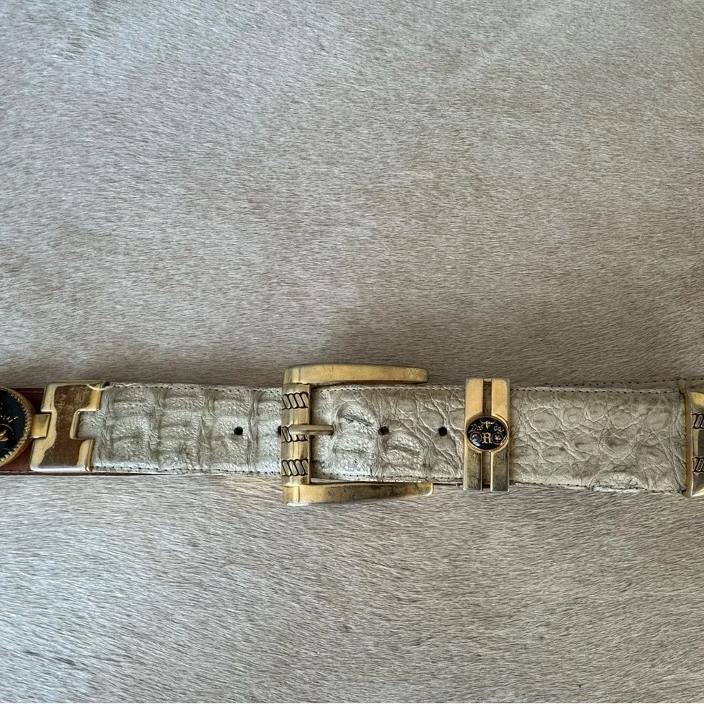 Dos de oro crocodile belt- duuuude- vintage - Picture 3 of 16